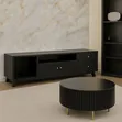 Black TV Stand & Center Table Combo - 1