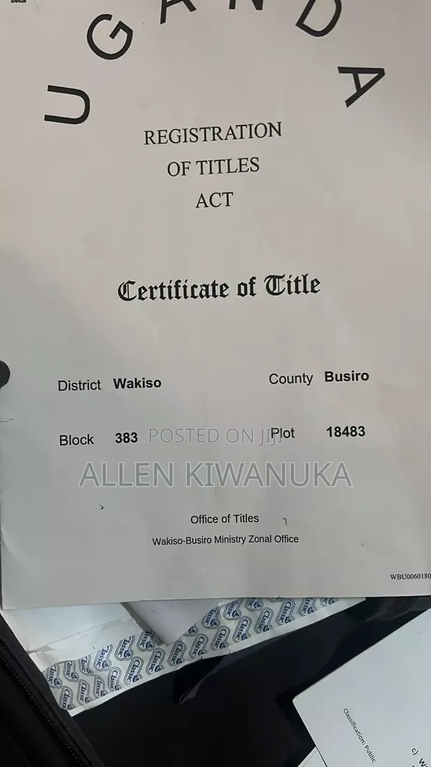 100x50ft Land Plot with Title in Kitende - 1