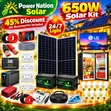 650W Massive Clean Energy Solar System Full Kit - 2