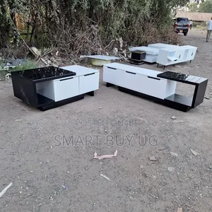 TV Stand and Glass Center Table Combo