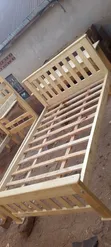4x6 Extra Long Wooden Bed - 1