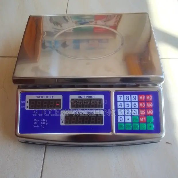 Authentic Digital Weighing Scale - 40kg Capacity - 1