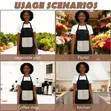 Adjustable Waterproof Apron with Pockets & Detachable Towel - 2