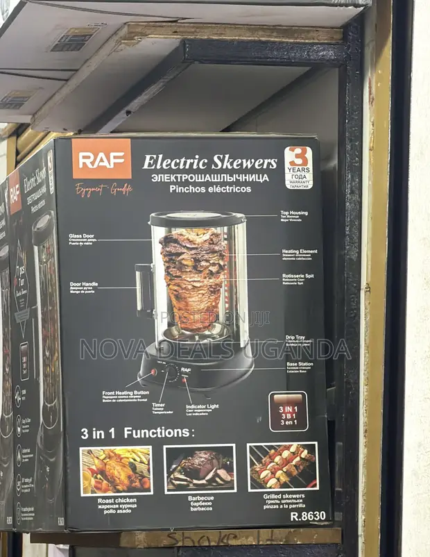 RAF R.8630 3-in-1 Electric Skewer Grill - 1