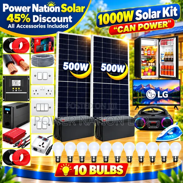 1000W Massive Clean Energy Solar System Full Kit - 1