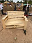 Two-Seat Pallet Chair (Indoor/Outdoor) - 1