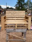 Two-Seat Pallet Chair (Indoor/Outdoor) - 2