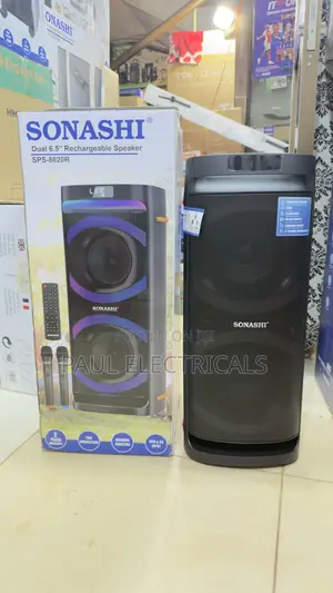 Sonashi Rechargeable Speaker with 2 Wireless Microphones