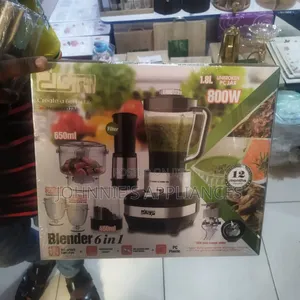 DSP 6-in-1 Blender 800W - 1.8L Jar with Attachments