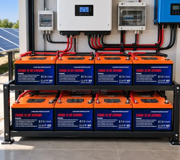 250Ah 12V LiFePO4 Lithium Battery Solar Backup - 1