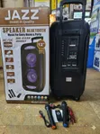 Jazz 12" Dual Bluetooth Party Speaker (160W PMPO) with Wireless Mics - 1