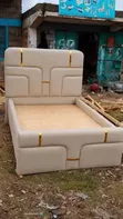 Giant Cloth and Hardwood Bed - Brand New - 1