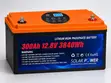 300Ah 12V LiFePO Lithium Battery 3.84kWh Solar Backup - 1
