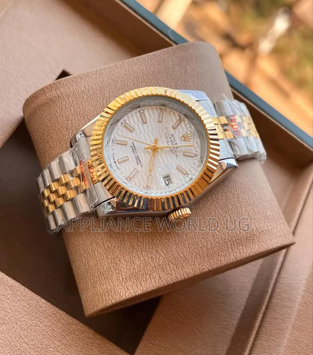 White Face Men's Authentic Rolex Automatic Wrist Watch - 1