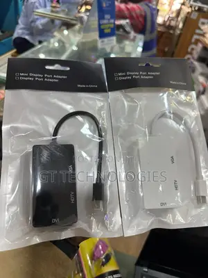 Mini DisplayPort/Thunderbolt to HDMI, VGA, DVI Adapter
