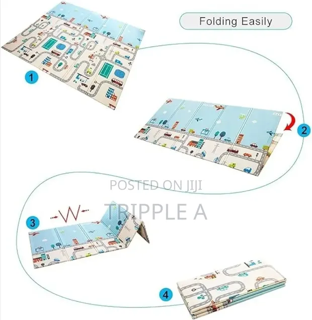 Baby Foldable Crawling Play Mat - 1