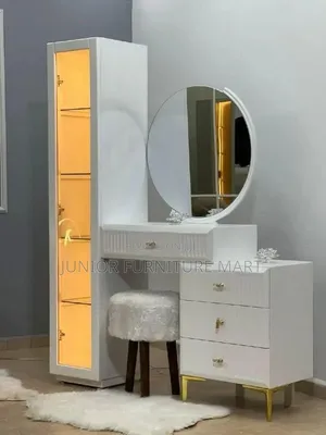 Modern Makeup Cabinet with LED Lights