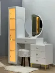 Modern Makeup Cabinet with LED Lights - 1