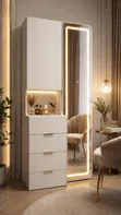 Modern Makeup Cabinet with LED Lights - 2