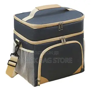 Insulated Lunch Box Bag with 3 Sections