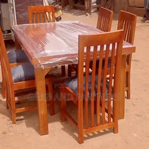 Six Seater Mahogany Dining Set