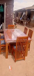 Six Seater Mahogany Dining Set - 2