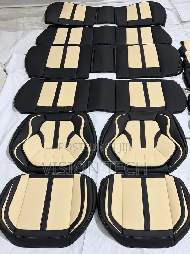 7 Seater Seat Covers - Premium Leather - 1