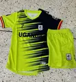2Pcs Uganda Cranes Kids Jersey T-Shirt + Short - Yellow/Black - 1