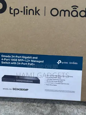 TP-Link Omada SG3428XMP 24-Port Gigabit PoE+ Managed Switch with 4x 10GE SFP+