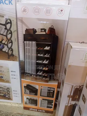 Multi-Tiered Space-Saving Shoe Storage Rack