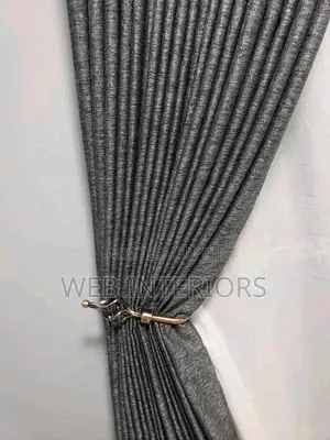 Heavy Blue Curtains Per Meter