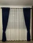 Heavy Blue Curtains Per Meter - 2