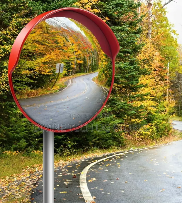 Outdoor Safety Blind Spot Convex Traffic Mirror 100cm - 1