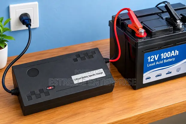 29.2V 10A Lithium Battery Charger for 24V LiFePO4 - 1