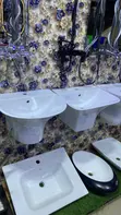 Brand New Ceramic Wall-Hung Wash Hand Basin - 4