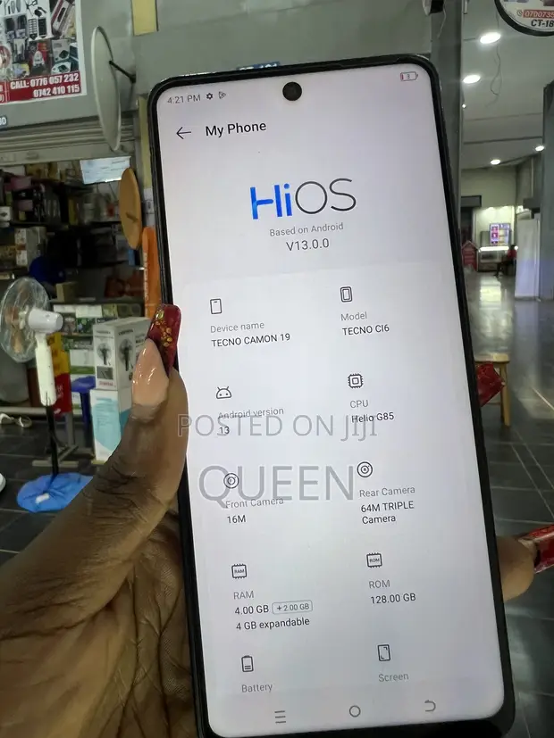 Tecno Camon 19 128GB Black - 1
