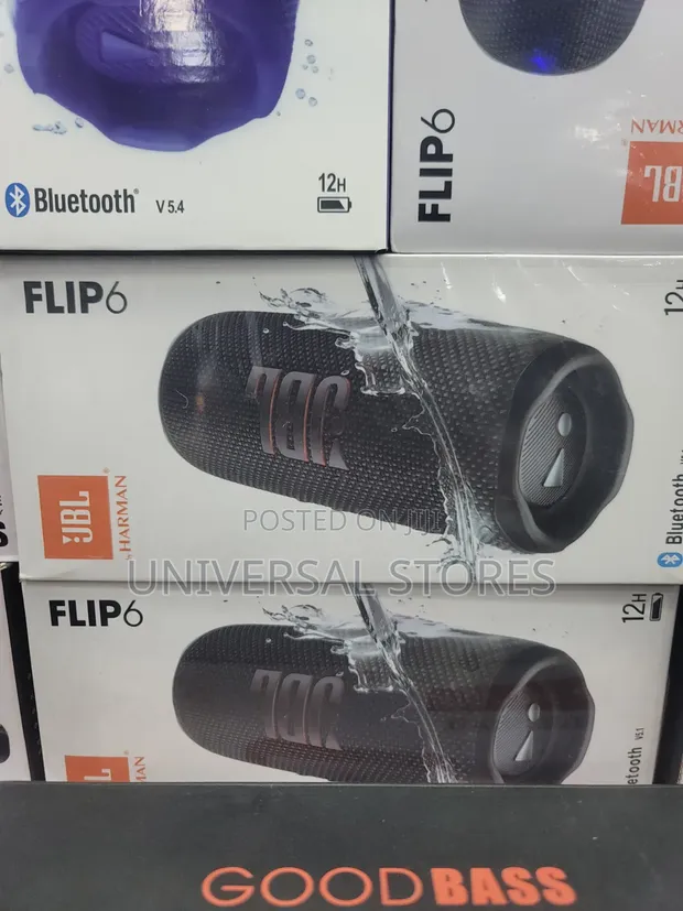 JBL Flip 6 Portable Waterproof Bluetooth Speaker - 1