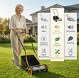 Denmark GINGE Manual Push Reel Lawn Mower - 2