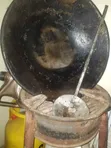 Large Charcoal Stove with Stands and Flampen - 1