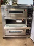 Triple Deck 3-Tray Electric Pizza Oven - 4
