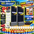 1200W Massive Clean Energy Solar System Full Kit - 1