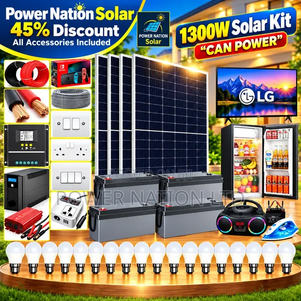 1300W Massive Clean Energy Solar System Full Kit - 1
