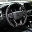 Carbon Fiber Steering Wheel with LED Lights for Toyota Cars - 1