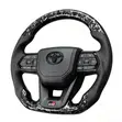 Carbon Fiber Steering Wheel with LED Lights for Toyota Cars - 2