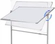 90cm x 150cm Whiteboard with Adjustable Stand - 2