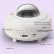 LED Galaxy Star Projector and Bluetooth Speaker - 1