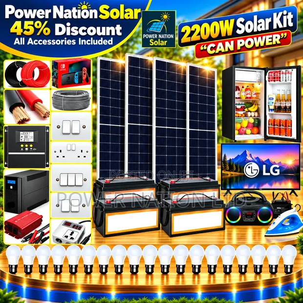 2200W Massive Clean Energy Solar System Full Kit - 1