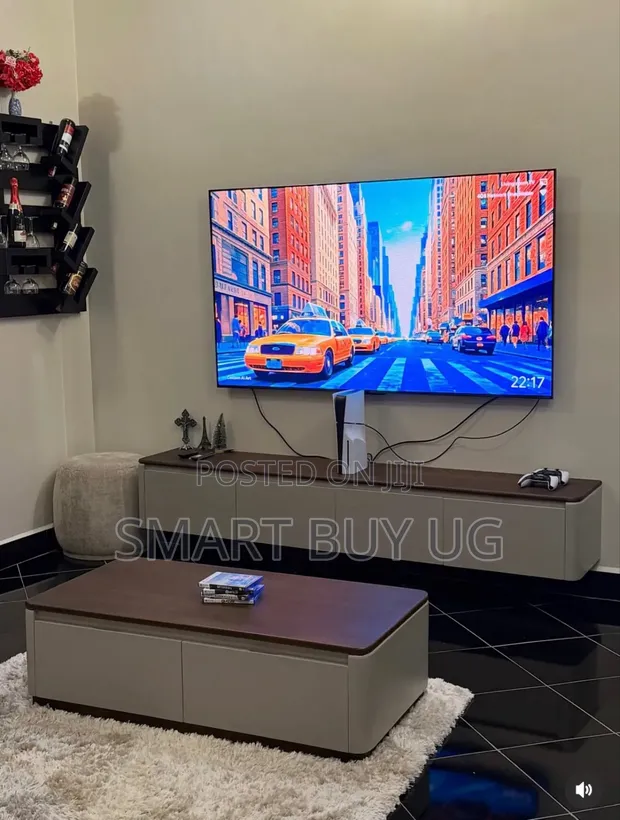 TV Stand and Center Table Combo - White & Brown - 1