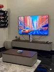 TV Stand and Center Table Combo - White & Brown - 1