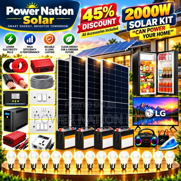 2000W Massive Clean Energy Solar System Full Kit - 1